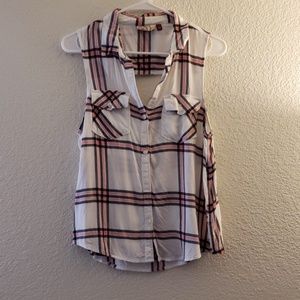 Button up tank top
